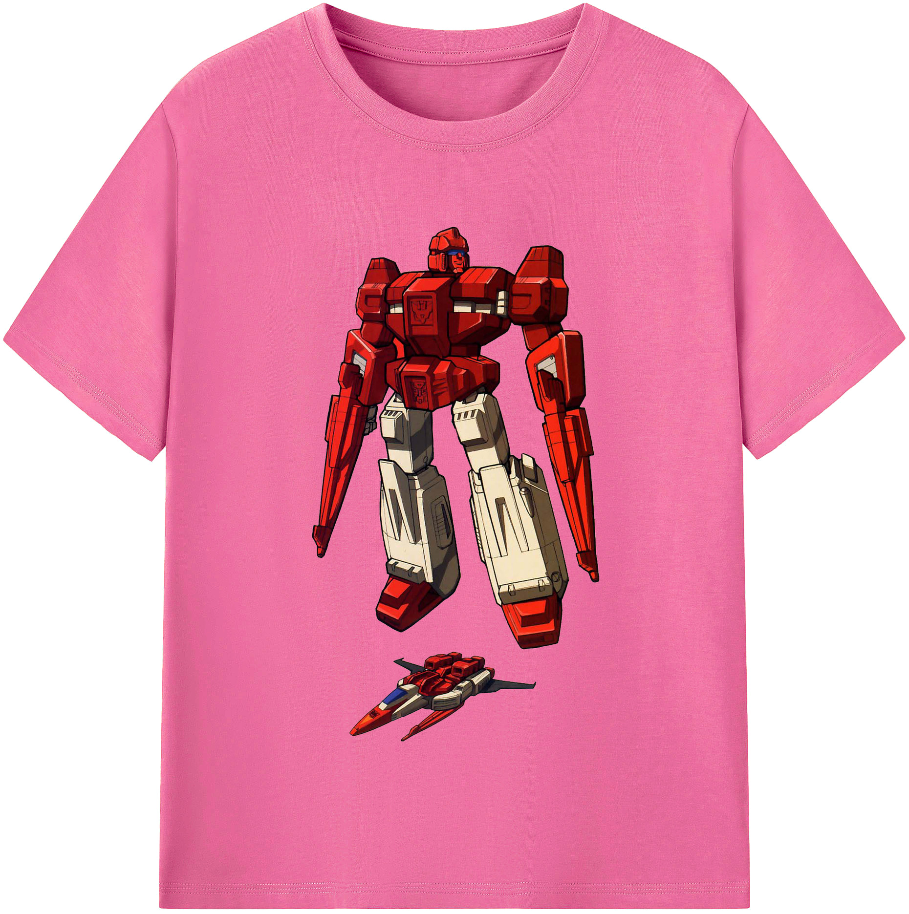 （画像用）  レディースカジュアルプリントTシャツ（綿100％）